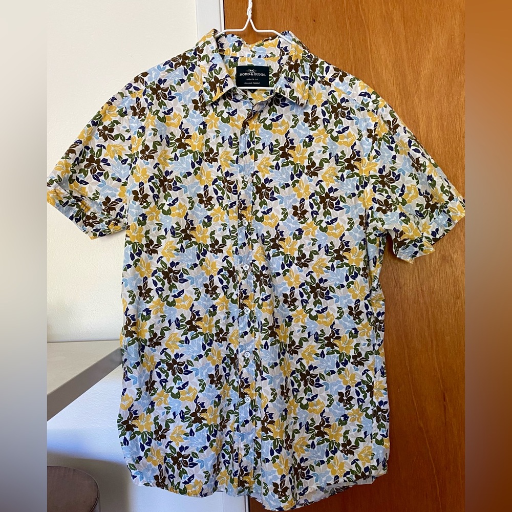 Rodd & Gunn Sports Fit Floral Shirt L
